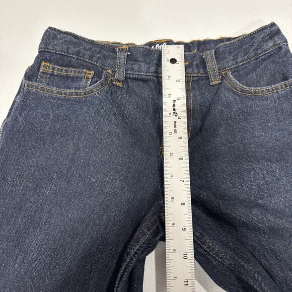 Cat & Jack Boys Relaxed Straight Blue Denim Jeans Size 14 Adjustable Waist - Picture 7 of 10
